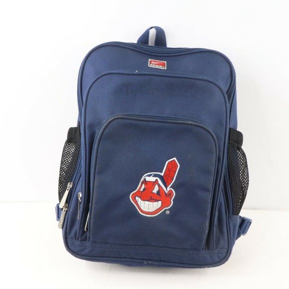 Vtg 90s Nike Cleveland Indians Chief Mini Book Bag